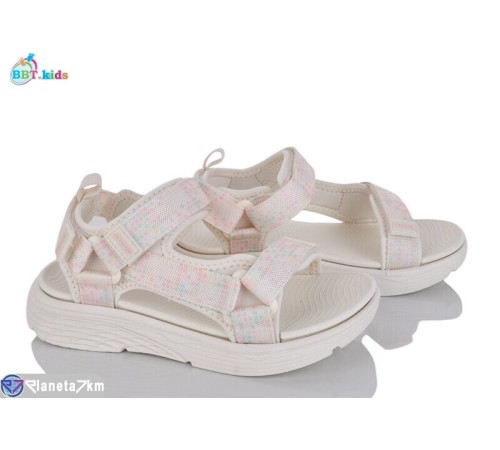 Дитячі босоніжки на літо (8 пар р.31-37) бежевий  "BBT"