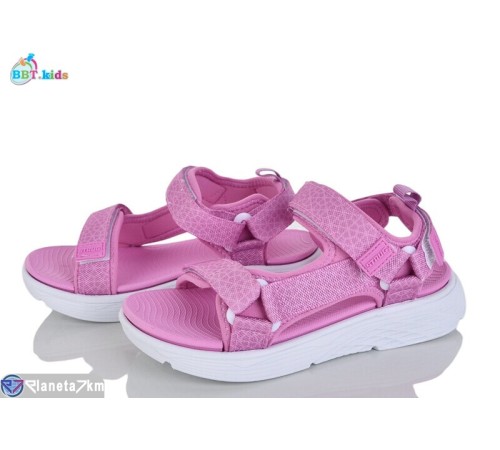 Дитячі босоніжки на літо (8 пар р.31-37) рожевий  "BBT"
