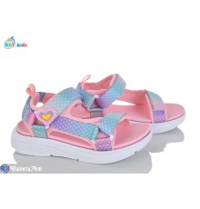 Дитячі босоніжки на літо (8 пар р.31-37) рожевий  "BBT"