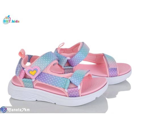 Дитячі босоніжки на літо (8 пар р.31-37) рожевий  "BBT"