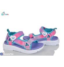 Дитячі босоніжки на літо (8 пар р.31-37) блакитний  "BBT"