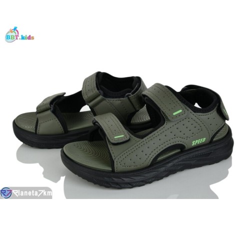 Сандалі дитячі на літо (8 пар р.31-38) зелений  "BBT"
