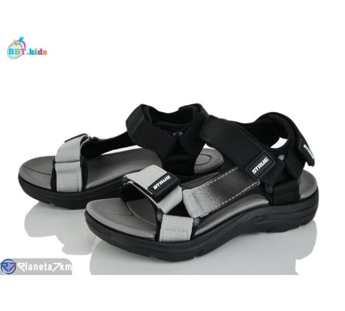 Сандалі дитячі на літо (8 пар р.27-32) сірий  "BBT"