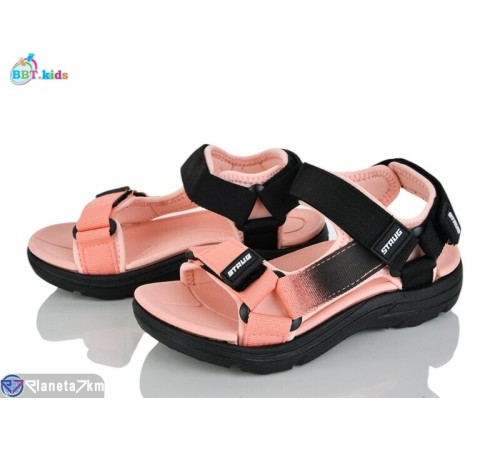 Дитячі босоніжки на літо (8 пар р.27-32) рожевий  "BBT"