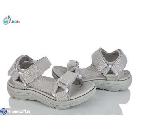 Сандалі дитячі на літо (8 пар р.27-32) сірий  "BBT"