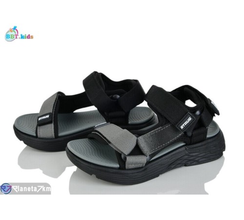 Сандалі дитячі на літо (8 пар р.27-32) сірий  "BBT"