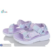 Дитячі босоніжки на літо (8 пар р.27-32) фіолетовий  "BBT"