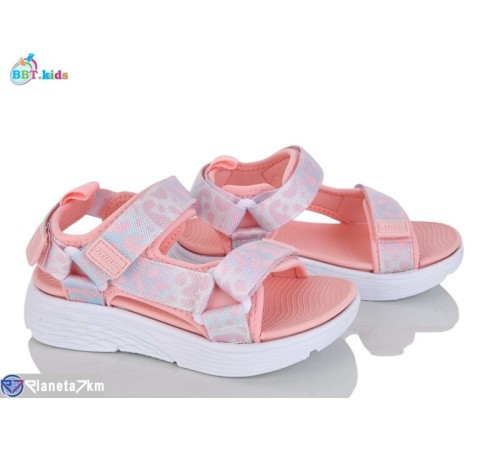 Дитячі босоніжки на літо (8 пар р.27-32) рожевий  "BBT"