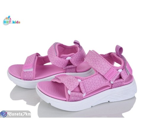 Дитячі босоніжки на літо (8 пар р.27-32) рожевий  "BBT"