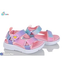 Дитячі босоніжки на літо (8 пар р.27-32) рожевий  "BBT"