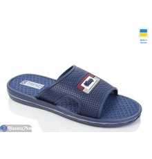 Шлепки чоловічі на літо (8 пар р.41-46) синій  "LOTTOS"