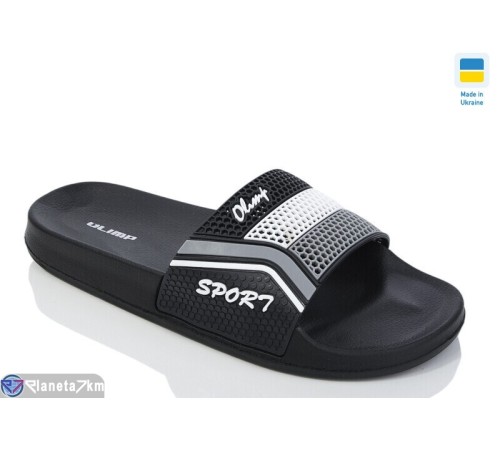 Шлепки чоловічі на літо (8 пар р.40-46) чорний  "LOTTOS"