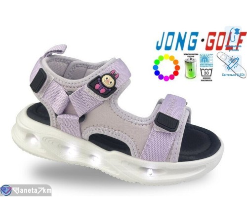 Дитячі босоніжки на літо (8 пар р.22-27) фіолетовий  "STRONGO"