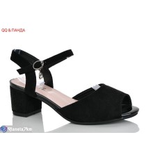 Босоніжки жіночі на літо (8 пар р.36-41) чорний  "QQ&Панда"