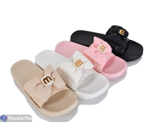 Шлепки жіночі на літо (12 пар р.36-41) мікс  "Lexi"