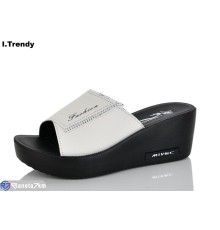 Шлепки жіночі на літо (8 пар р.36-41) бежевий  "Trendy"