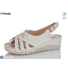 Босоніжки жіночі на літо (8 пар р.37-42) бежевий  "Trendy"