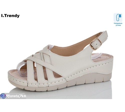 Босоніжки жіночі на літо (8 пар р.37-42) бежевий  "Trendy"