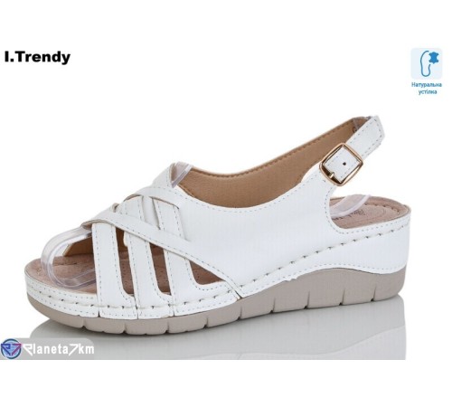 Босоніжки жіночі на літо (8 пар р.37-42) білий  "Trendy"