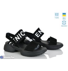 Босоніжки жіночі на літо (8 пар р.36-40) чорний  "STELUSA"