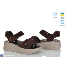 Босоніжки жіночі на літо (8 пар р.36-40) коричневий  "STELUSA"