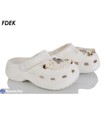 Кроки жіночі на літо (12 пар р.36-41) білий  "FDEK"