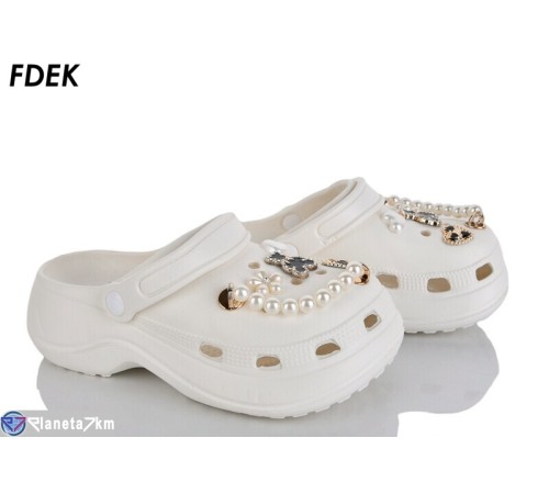 Кроки жіночі на літо (12 пар р.36-41) білий  "FDEK"