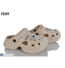 Кроки жіночі на літо (12 пар р.36-41) бежевий  "FDEK"