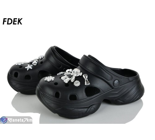 Кроки жіночі на літо (12 пар р.36-41) чорний  "FDEK"