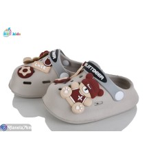 Кроки дитячі на літо (12 пар р.18-23) сірий  "BBT"