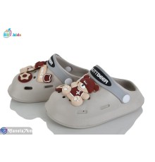 Кроки дитячі на літо (12 пар р.24-29) сірий  "BBT"