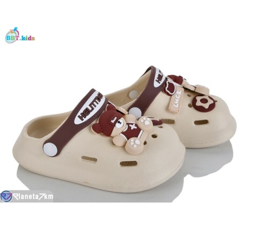 Кроки дитячі на літо (12 пар р.24-29) бежевий  "BBT"
