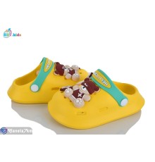 Кроки дитячі на літо (12 пар р.24-29) жовтий  "BBT"