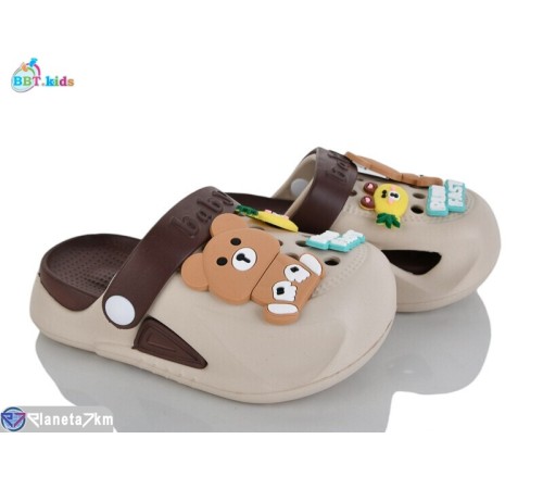 Кроки дитячі на літо (12 пар р.24-29) бежевий  "BBT"