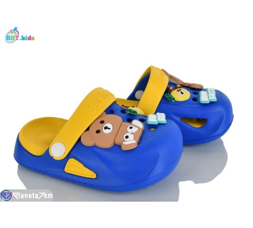 Кроки дитячі на літо (12 пар р.24-29) синій  "BBT"