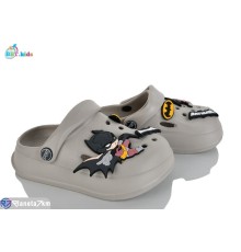 Кроки дитячі на літо (12 пар р.24-29) сірий  "BBT"