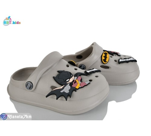 Кроки дитячі на літо (12 пар р.24-29) сірий  "BBT"