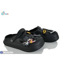 Кроки дитячі на літо (12 пар р.30-35) чорний  "BBT"