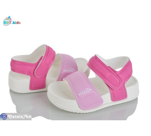 Дитячі босоніжки на літо (12 пар р.18-23) рожевий  "BBT"