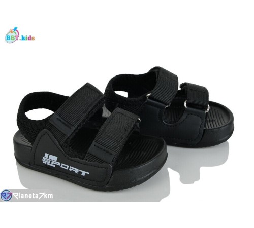 Сандалі дитячі на літо (12 пар р.18-23) чорний  "BBT"
