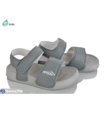 Сандалі дитячі на літо (12 пар р.24-29) сірий  "BBT"