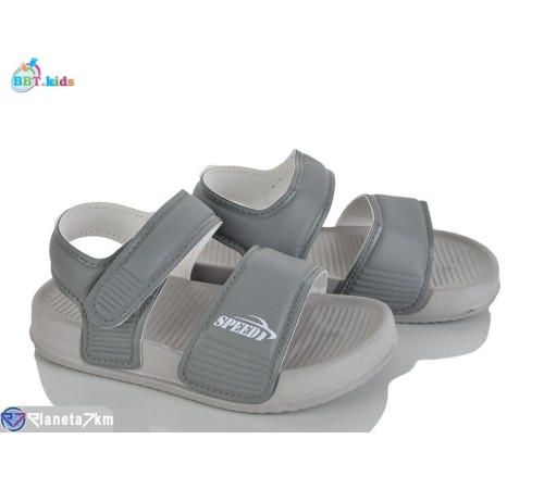 Сандалі дитячі на літо (12 пар р.24-29) сірий  "BBT"