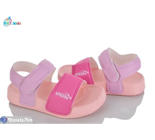 Дитячі босоніжки на літо (12 пар р.24-29) рожевий  "BBT"