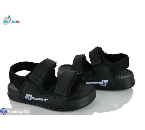 Сандалі дитячі на літо (12 пар р.24-29) чорний  "BBT"