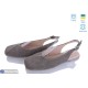 Туфлі жіночі на літо (6 пар р.36-40) сірий  "Linda"