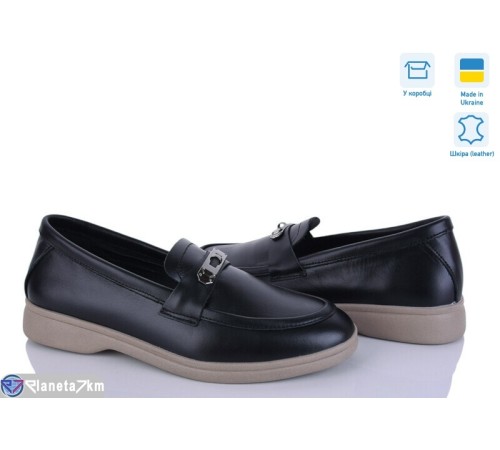 Туфлі жіночі на весну/осінь (6 пар р.36-40) чорний  "Linda"
