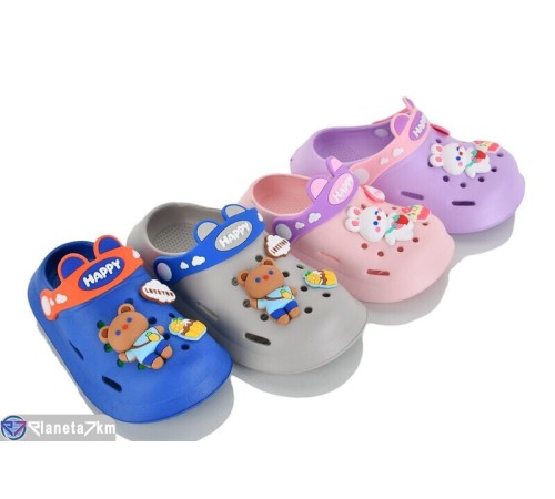 Кроки дитячі на літо (12 пар р.18-23) мікс  "ELMA"