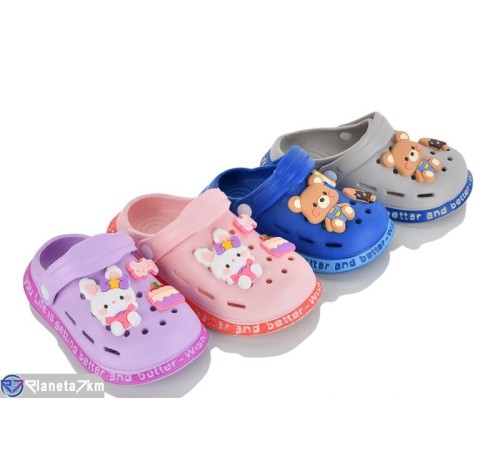 Кроки дитячі на літо (12 пар р.18-23) мікс  "ELMA"