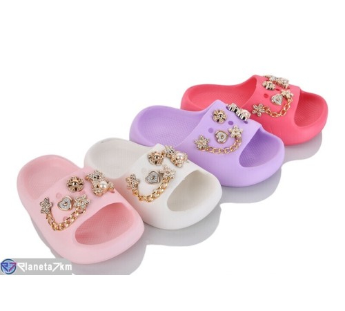 Шлепки дитячі на літо (12 пар р.24-29) мікс  "ELMA"