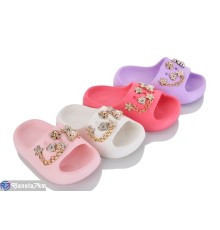 Шлепки дитячі на літо (12 пар р.30-35) мікс  "ELMA"